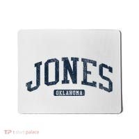 Jones Oklahoma Ok College Style Blue Mousepad thumb 0