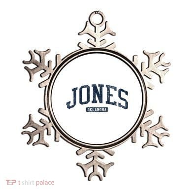 Jones Oklahoma Ok College Style Blue Ornament