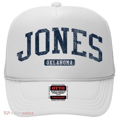 Jones Oklahoma Ok College Style Blue Hat