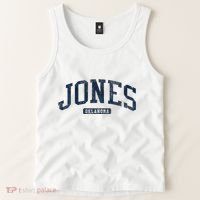 Jones Oklahoma Ok College Style Blue Tank Top thumb 2