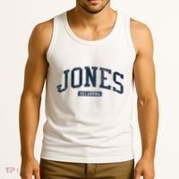 Jones Oklahoma Ok College Style Blue Tank Top thumb 3