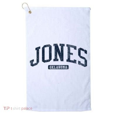 Jones Oklahoma Ok College Style Blue Golf Towel