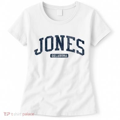 Jones Oklahoma Ok College Style Blue Women's T-Shirt