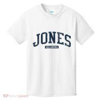 Jones Oklahoma Ok College Style Blue Kids T-Shirt thumb 0