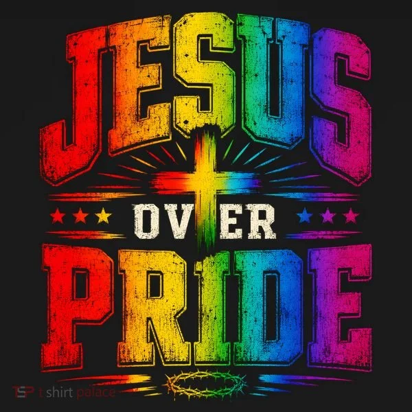 Jesus Over Pride Doggie Tank