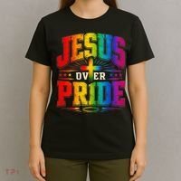 Jesus Over Pride T-Shirt thumb 4