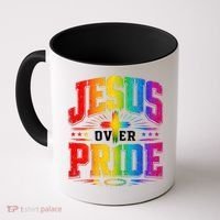 Jesus Over Pride Coffee Mug thumb 0
