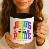Jesus Over Pride Coffee Mug thumb 3