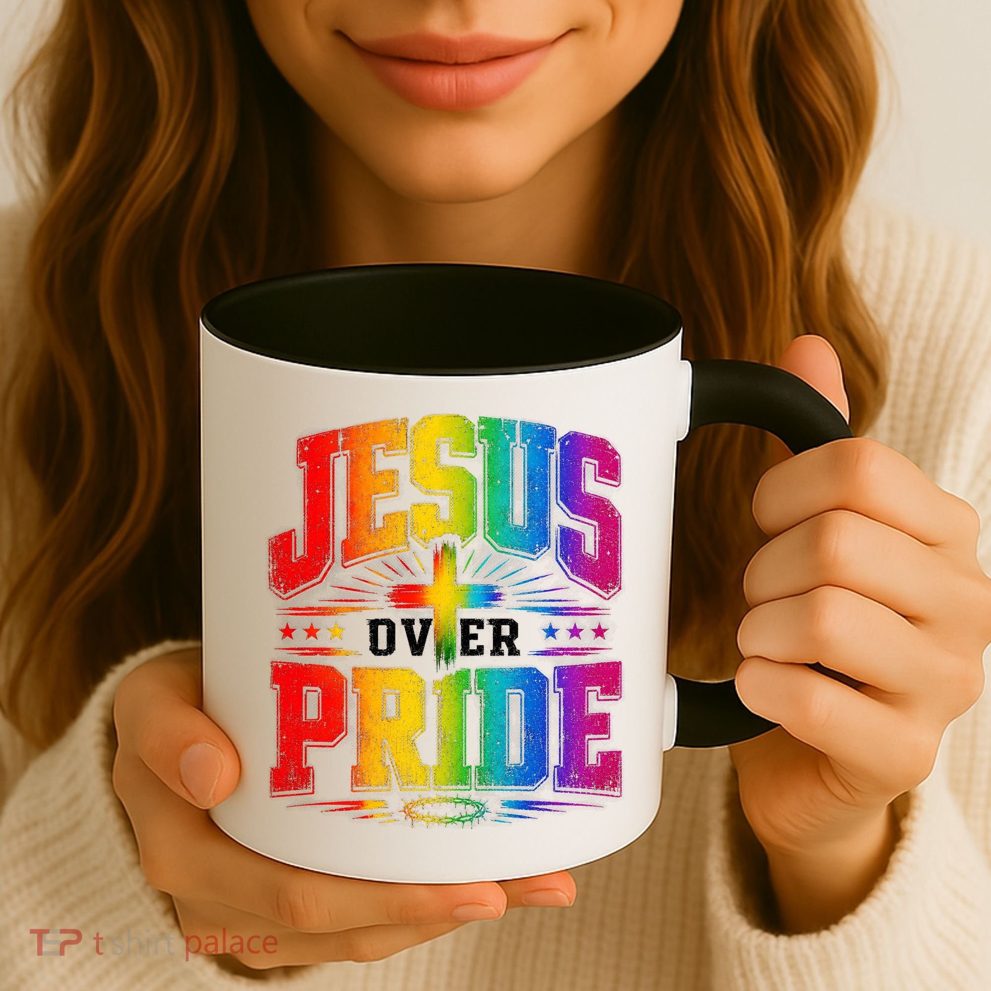 Jesus Over Pride Coffee Mug
