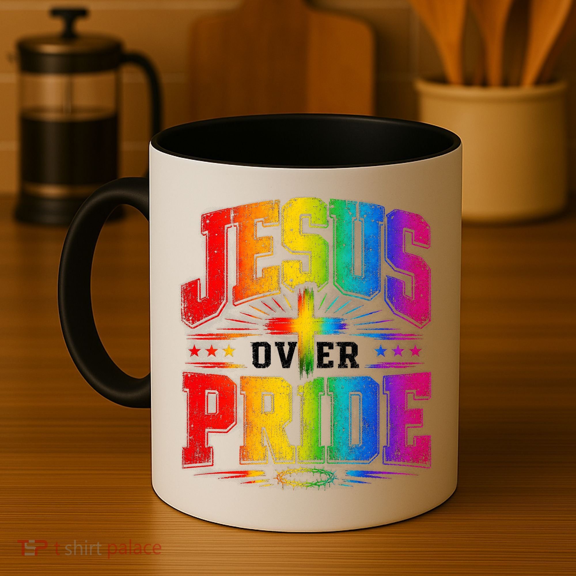 Jesus Over Pride Coffee Mug