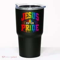 Jesus Over Pride Tumbler thumb 0
