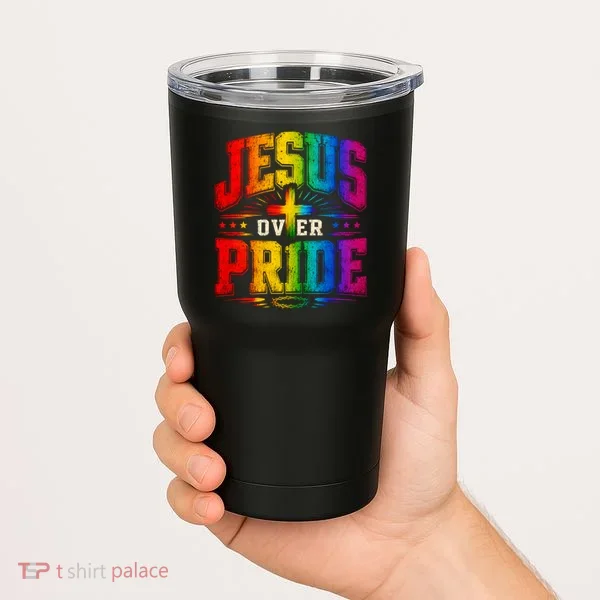 Jesus Over Pride Tumbler