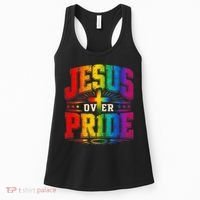 Jesus Over Pride Women's Tank Top thumb 0