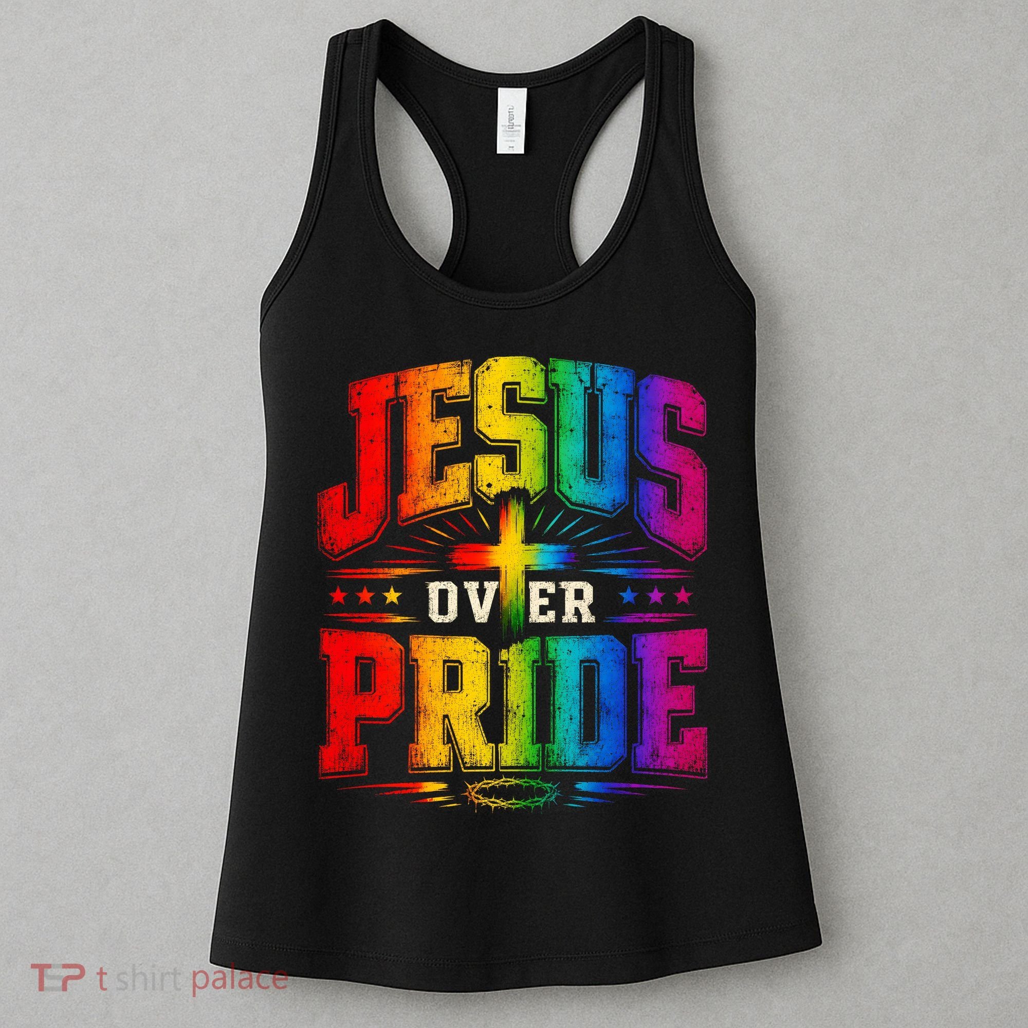 Jesus Over Pride Women's Tank Top