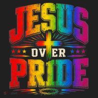 Jesus Over Pride Hat thumb 2