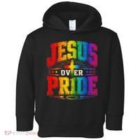 Jesus Over Pride Toddler Hoodie thumb 0