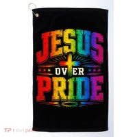 Jesus Over Pride Golf Towel thumb 0