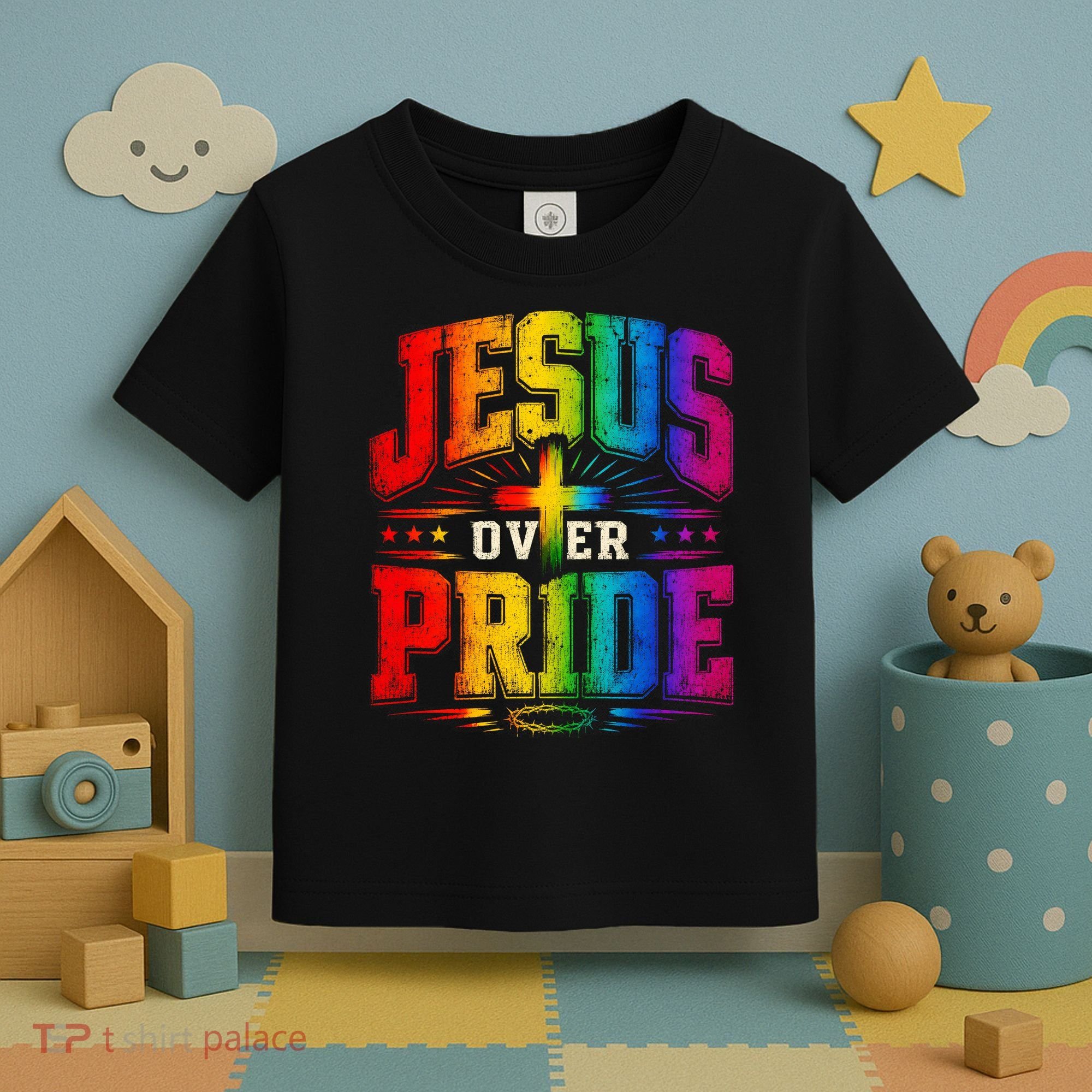 Jesus Over Pride Toddler T-Shirt