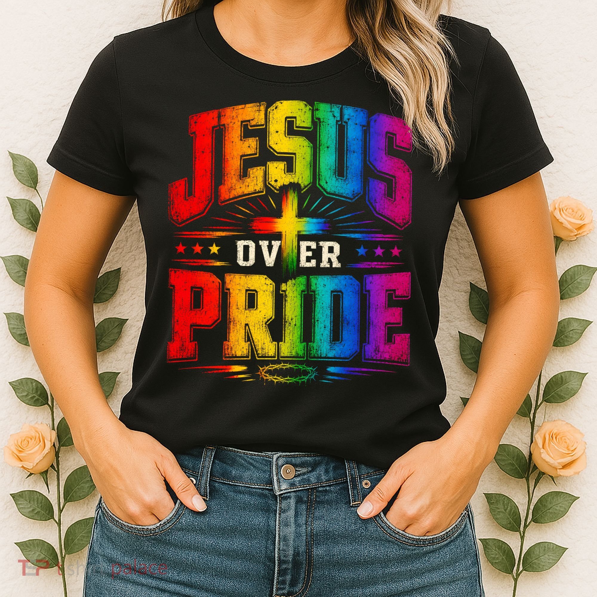 Jesus Over Pride Women's T-Shirt