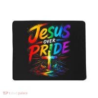 Jesus Over Pride Rainbow Cross Mousepad thumb 0