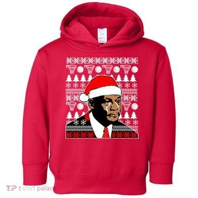 Jordan Crying Meme Ugly Christmas Sweater Design Toddler Hoodie