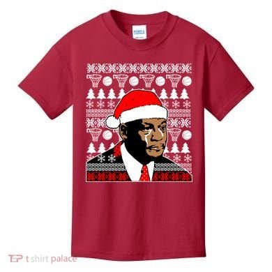 Jordan Crying Meme Ugly Christmas Sweater Design Kids T-Shirt