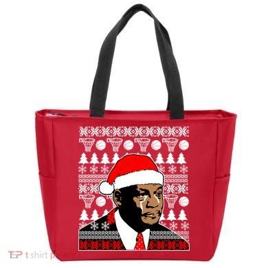 Jordan Crying Meme Ugly Christmas Sweater Design Tote Bag