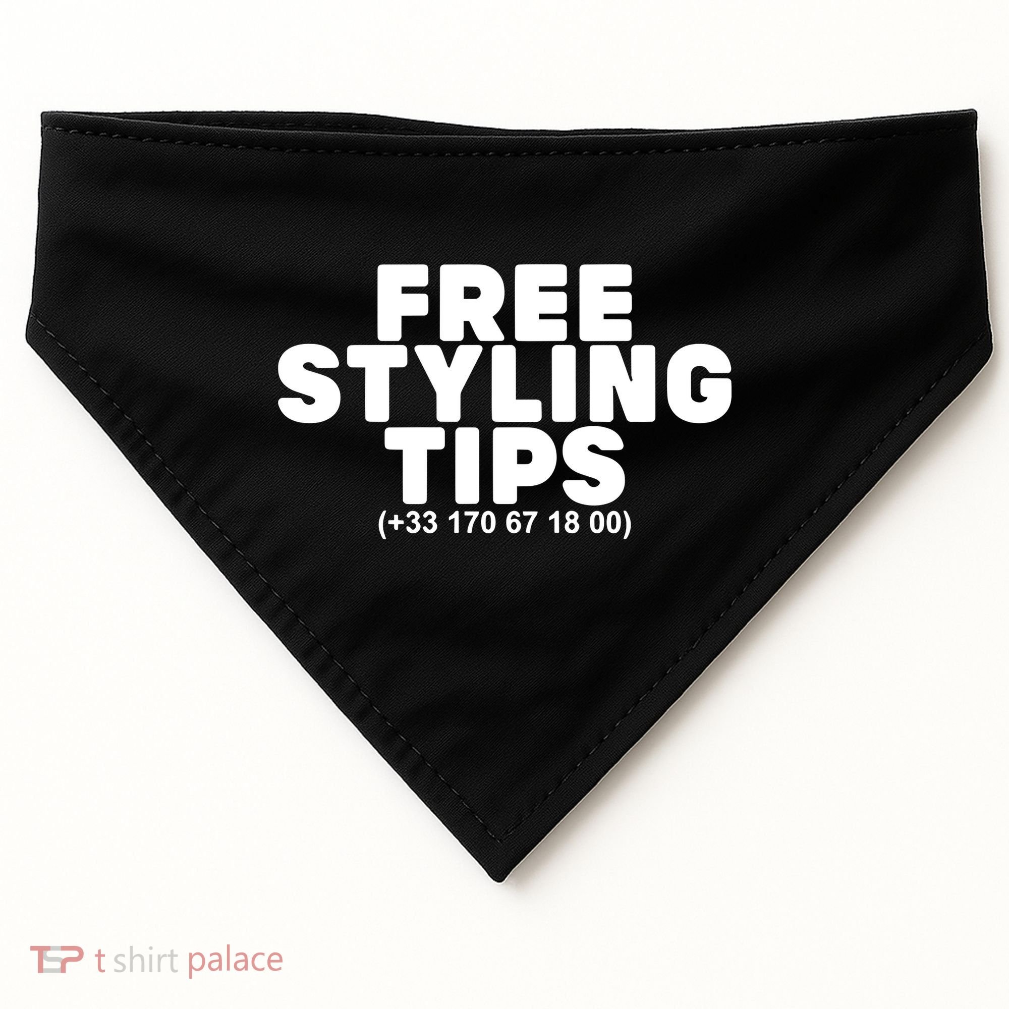 Joeyy On The Radar Wearing Free Styling Tips USA-Made Doggie Bandana