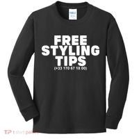 Joeyy On The Radar Wearing Free Styling Tips Kids Long Sleeve Shirt thumb 0
