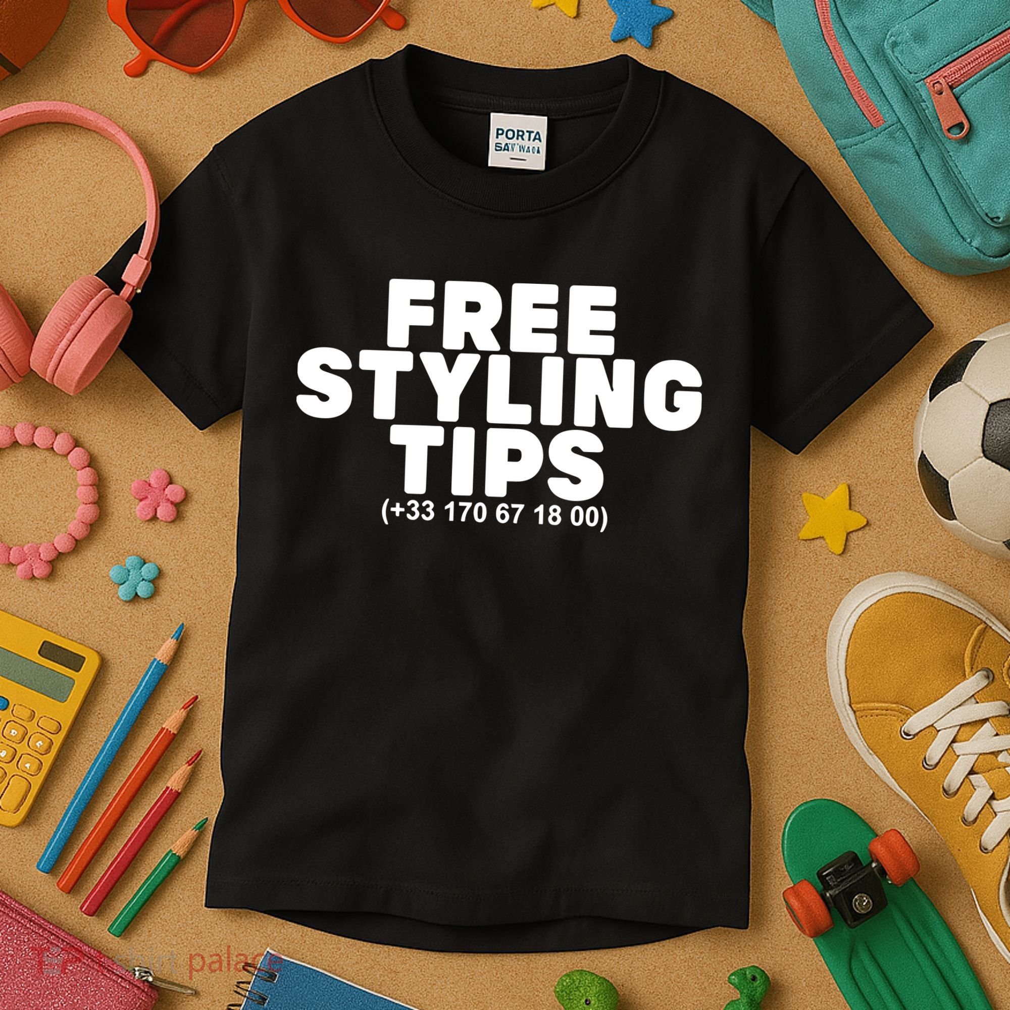 Joeyy On The Radar Wearing Free Styling Tips Kids T-Shirt