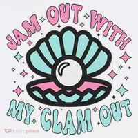Jam Out With My Clam Out Funny Party Club Long Sleeve Shirt thumb 2