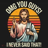 Jesus Omg You Guys I Never Said That Women's Hoodie thumb 2