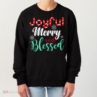 Joyful Merry And Blessed Women's Sweatshirt thumb 0