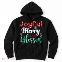 Joyful Merry And Blessed Hoodie thumb 0
