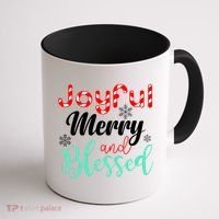 Joyful Merry And Blessed Coffee Mug thumb 1