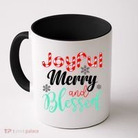 Joyful Merry And Blessed Coffee Mug thumb 0
