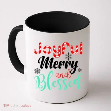 Joyful Merry And Blessed Coffee Mug