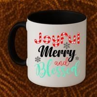 Joyful Merry And Blessed Coffee Mug thumb 2