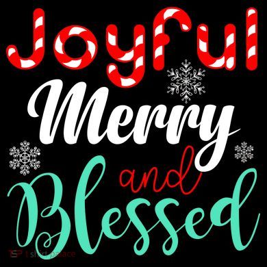 Joyful Merry And Blessed Tall Sweatshirt