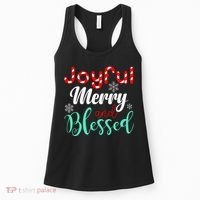 Joyful Merry And Blessed Women's Tank Top thumb 0