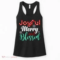 Joyful Merry And Blessed Women's Tank Top thumb 0