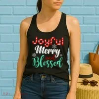 Joyful Merry And Blessed Women's Tank Top thumb 2