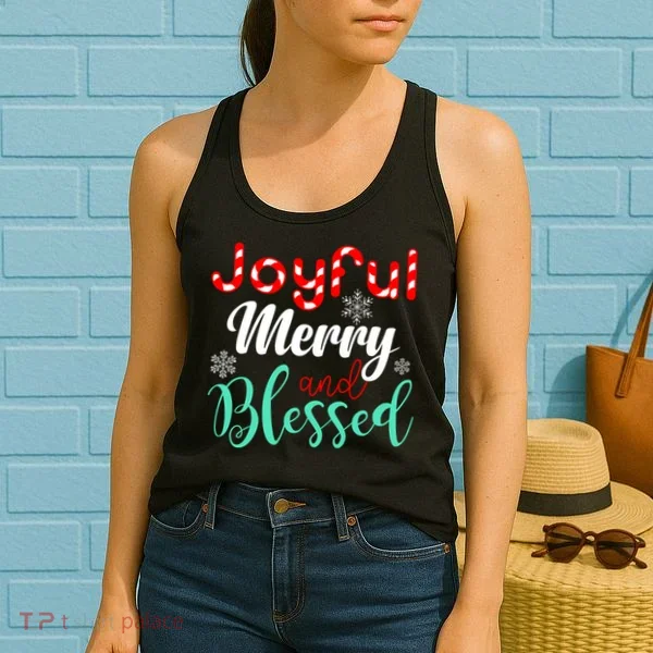 Joyful Merry And Blessed Women's Tank Top