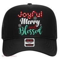 Joyful Merry And Blessed Hat thumb 0