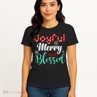 Joyful Merry And Blessed Women's T-Shirt thumb 4