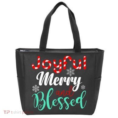 Joyful Merry And Blessed Tote Bag