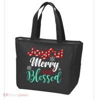 Joyful Merry And Blessed Tote Bag thumb 3