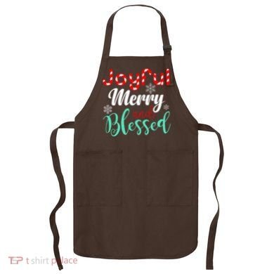 Joyful Merry And Blessed Apron