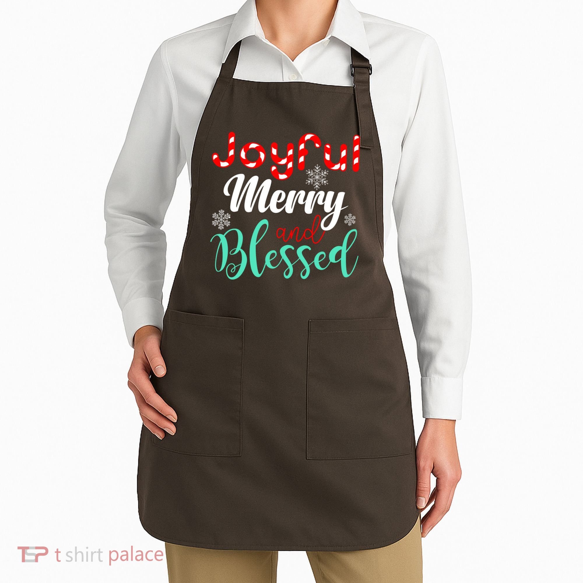 Joyful Merry And Blessed Apron