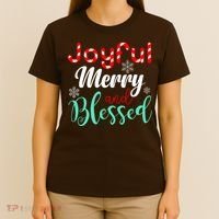 Joyful Merry And Blessed T-Shirt thumb 4